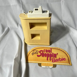 Vintage 90s Cool Shoppin Barbie Doll Mattel Shopping Cash Register 1997 Original